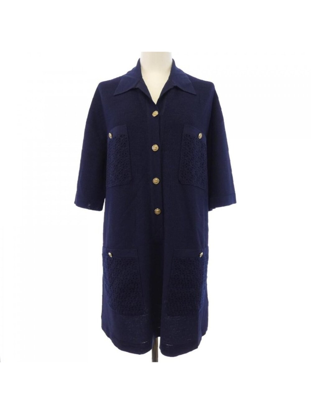 Chanel Tunic Jacket Navy